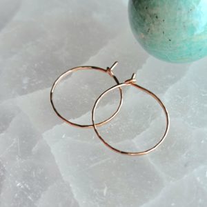 Everywhere Hoops - 14k Rose Gold