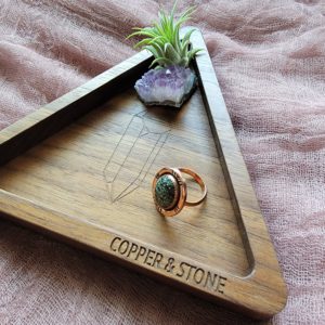 Solid Walnut Jewelry Tray