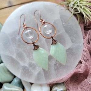 Mid-Century Dangles - Bowenite