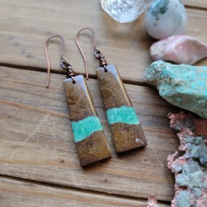 Bi-color Chrysoprase bars