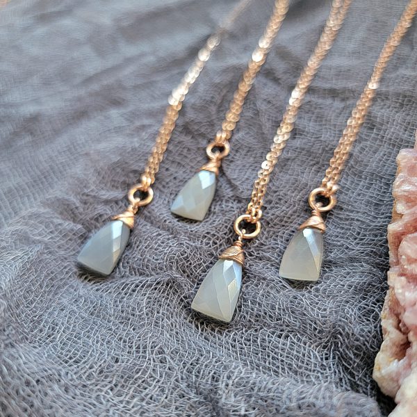 Gray Moonstone Necklace - Image 2