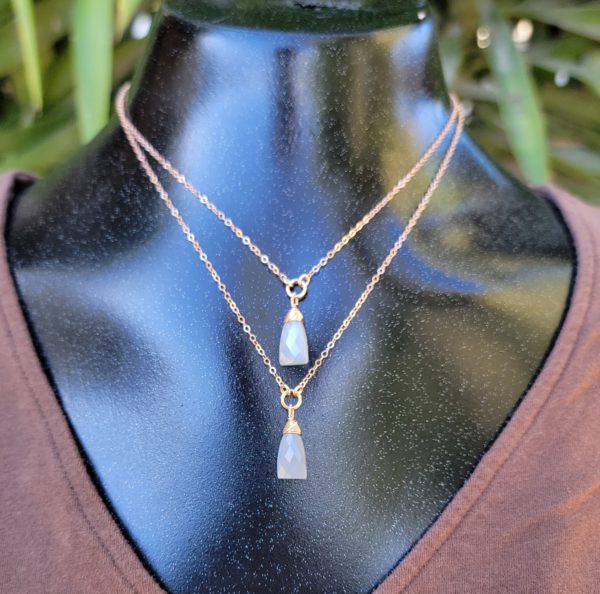 Gray Moonstone Necklace - Image 3