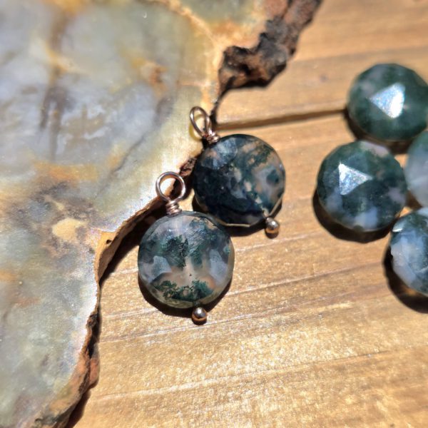 Add-On Charms - Moss Agate