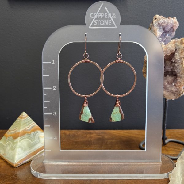 Chrysoprase Hoops - Image 2