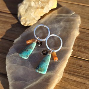 Hard Candy Studs - Chrysocolla