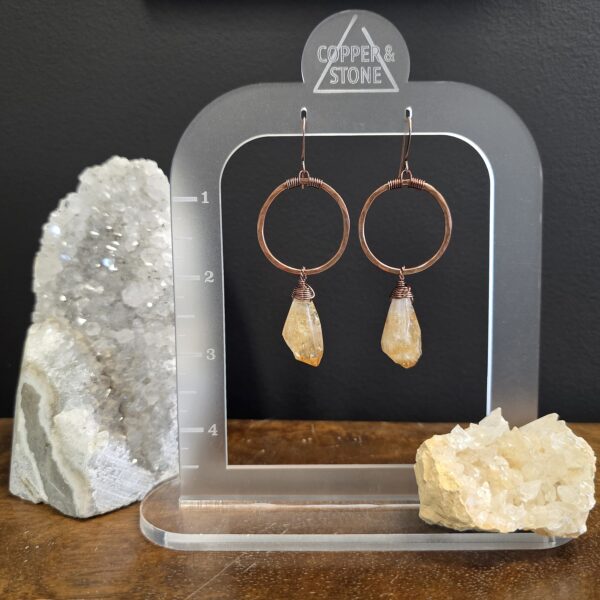 Wilder Hoops - Citrine - Image 2