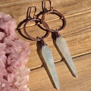 Wilder Hoops - Amazonite