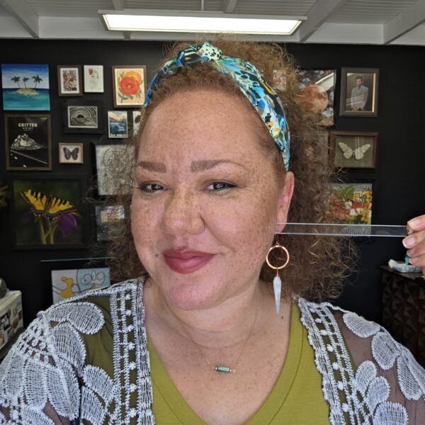 Wilder Hoops - Amazonite - Image 3