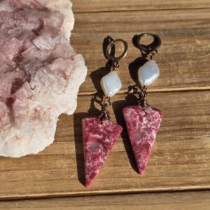 Norwegian Thulite & Pearl