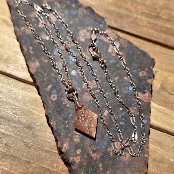 Allure Necklace - Sunstone - Image 2
