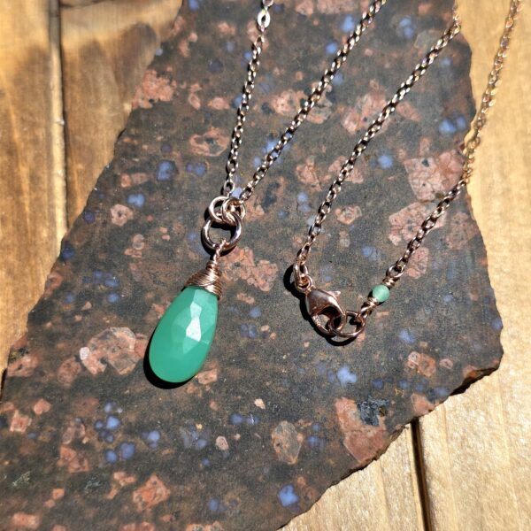 Allure Necklace - Chrysoprase - Image 2