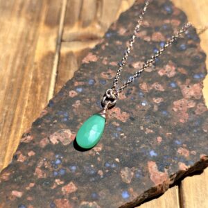 Allure Necklace - Chrysoprase