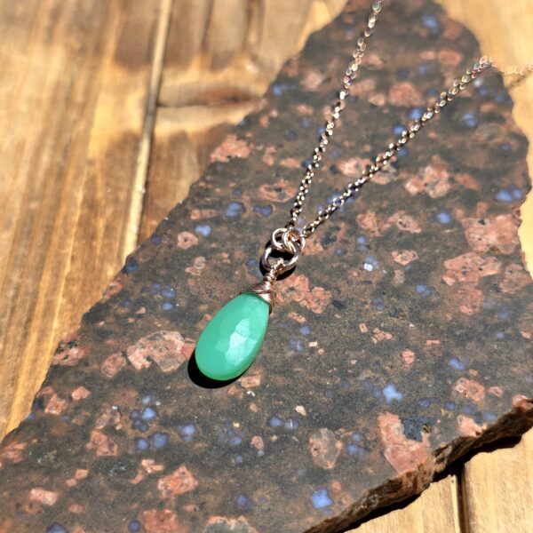 Allure Necklace - Chrysoprase