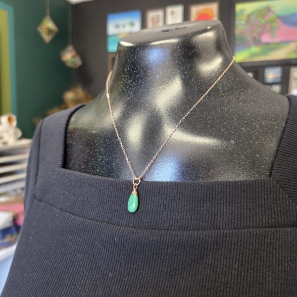 Allure Necklace - Chrysoprase - Image 3