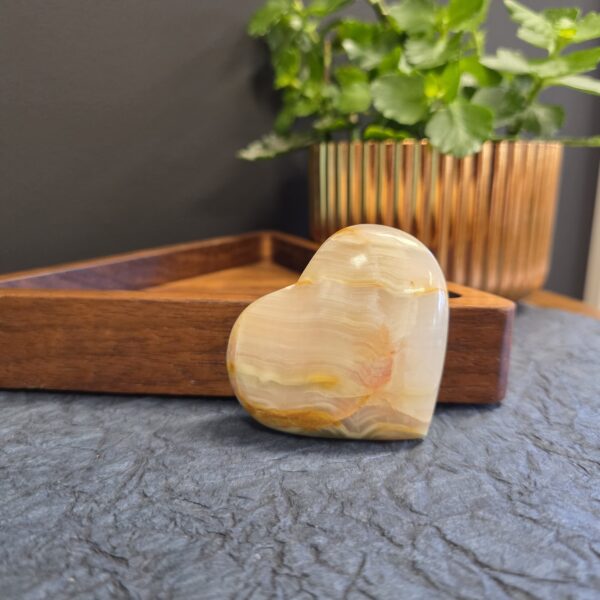 Banded Onyx Heart - Image 2