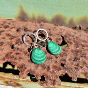 Hard Candy Studs - Malachite