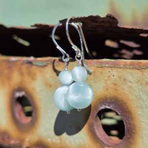 Green Moonstone Danglies