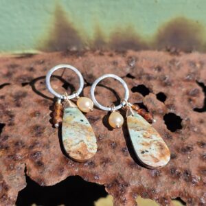 Hard Candy Studs - Chrysocolla