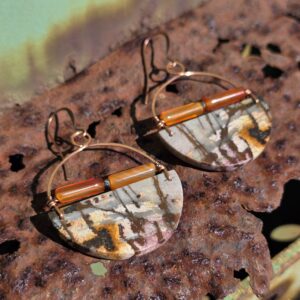 Geo Girl Hoops - Chohua Jasper