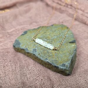Dainty Gem Necklace - Moonstone