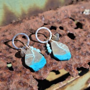 Hard Candy Studs - Chrysocolla