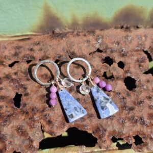 Hard Candy Studs - Sodalite