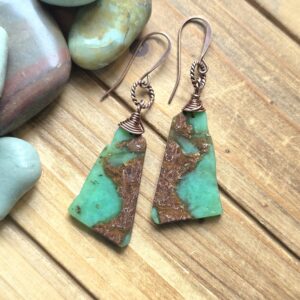 Chrysoprase Dangles
