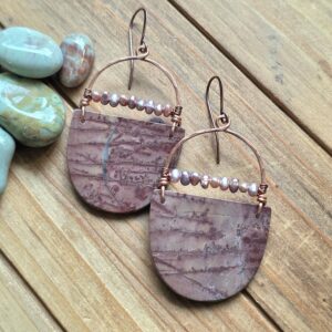 Geo Girl Hoops - Chohua Jasper