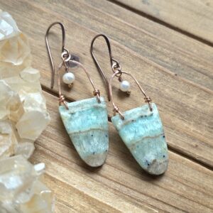 Geo Girl Hoops - Hemimorphite