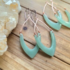 Dahlias - Green Aventurine