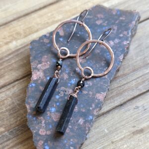 Petite Hoops - Tourmaline