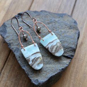 Geo Girl Hoops - Hemimorphite