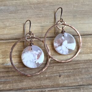 Cherry Blossom Hoops