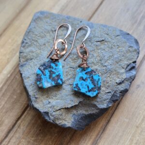Blue Opal Dangles