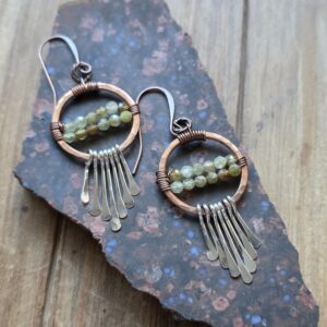 Green Garnet Fringe
