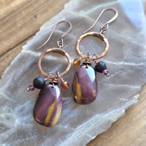 Mookaite Trinket Hoops