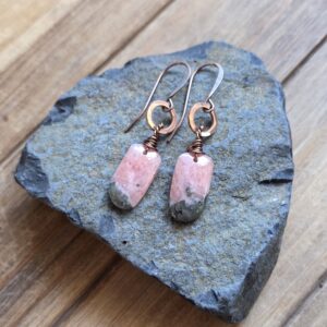 Rhodochrosite Dangles