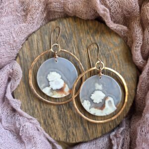 Cherry Blossom Hoops