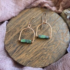 African Turquoise Dangles