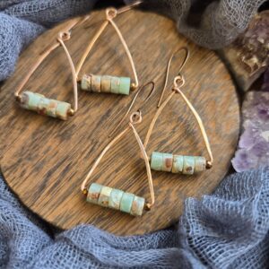 Aqua Terra Jasper Triangles