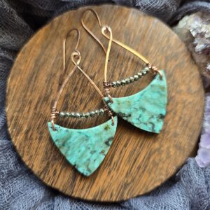 African Turquoise & Pyrite