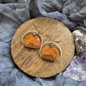Mini Rhea Hoops - Agate