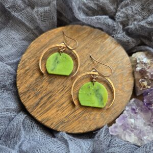 Mini Rhea Hoops - Serpentine