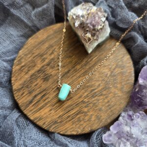 Turquoise Bullet Necklace