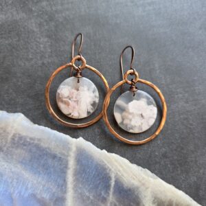 Cherry Blossom Hoops