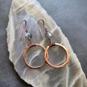 Labradorite Hoopies