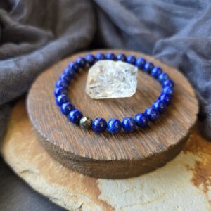 Lapis Lazuli Stretch Bracelet - 7"