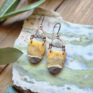 Geo-Girl Hoops - Bumblebee Jasper