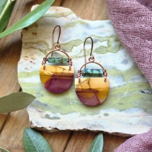 Geo-Girl Hoops - Mookaite