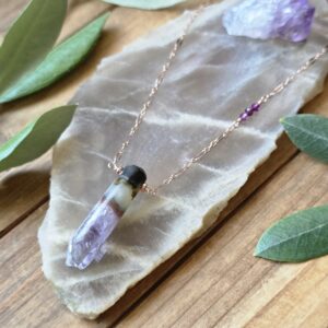 Raw Amethyst Necklace